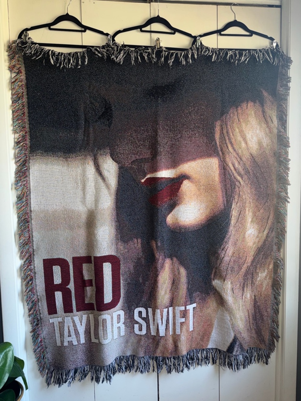 Taylor Swift Red Throw Blanket